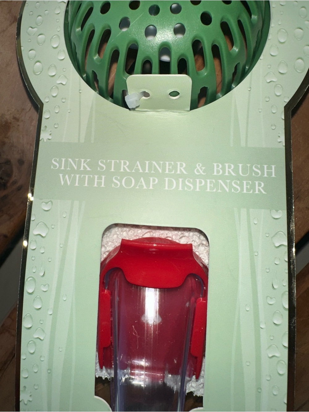 Spruce Lane Cherry-themed sink strainer and scrub brush set ~New - Picture 5 of 7